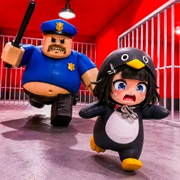 Gugu Gaga Penguin Obby Prison 图标