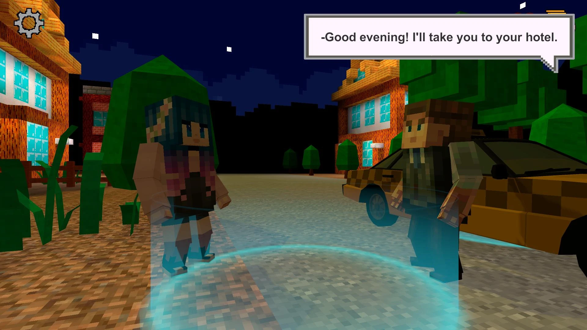 Scary murder in hotel craft screenshot