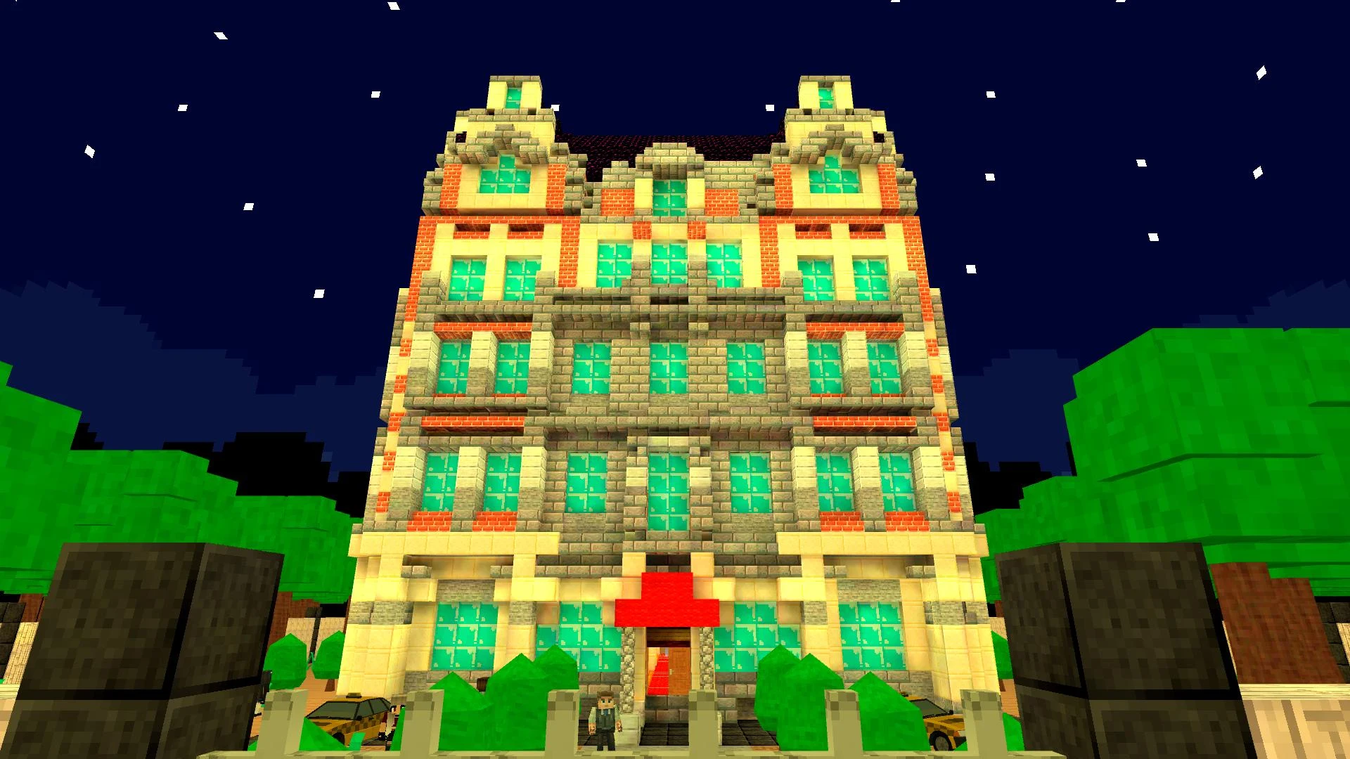 Scary murder in hotel craft screenshot